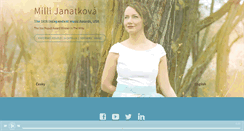 Desktop Screenshot of millijanatkova.com