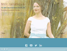 Tablet Screenshot of millijanatkova.com